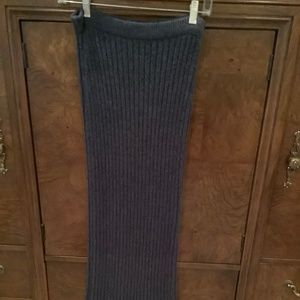 Knitted long skirt